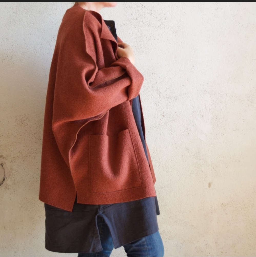 Wool Coatigan by loom and hyde